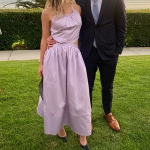 Something Navy purple gown